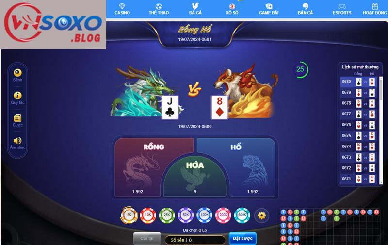 Giới thiệu về rồng hổ VNSOXO online