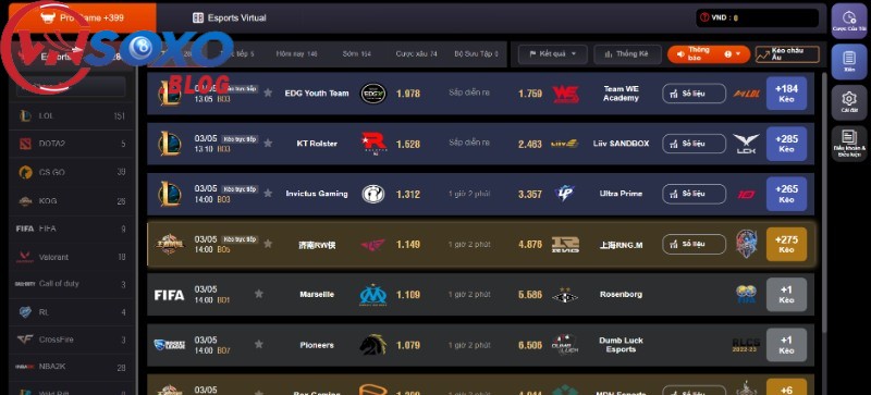 Mẹo cá cược esports chơi ở nhà cái nào?